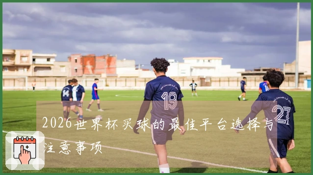 2026世界杯买球的最佳平台选择与注意事项
